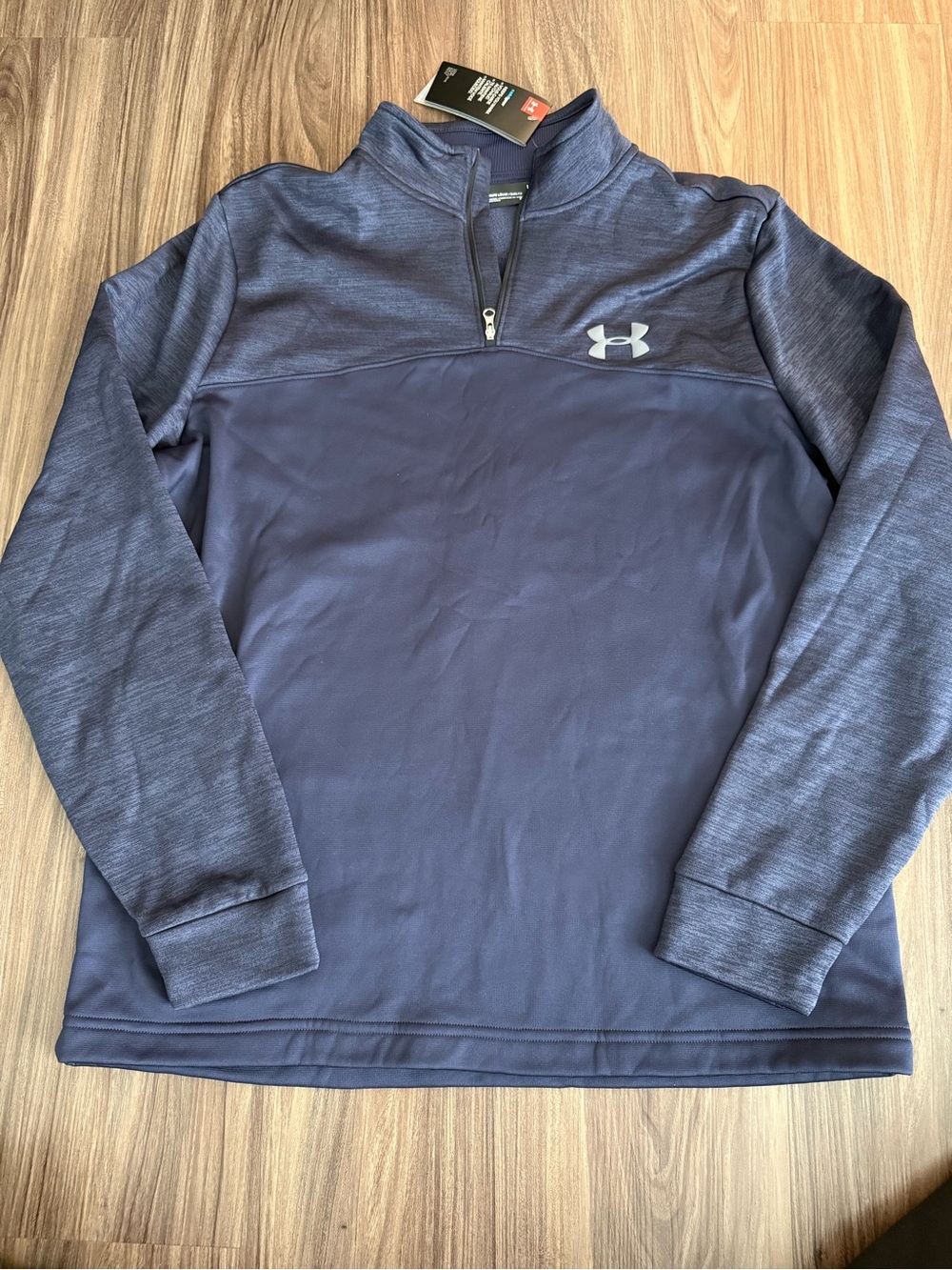 Under Armour Men’s Navy Quarter-Zip Pullover Size Large